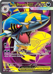 Pokemon Singles Instock: Mega Sharpedo ex (113/094) [Mega Evolution: Phantasmal Flames]