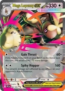 Pokemon Singles Instock: Mega Lopunny ex (084/094) [Mega Evolution: Phantasmal Flames]