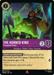 Disney Lorcana Tcg Singles: The Horned King - Triumphant Ghoul (49/204) [Whispers in the Well]