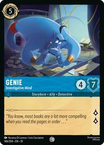 Disney Lorcana Tcg Singles: Genie - Investigative Mind (146/204) [Whispers in the Well]