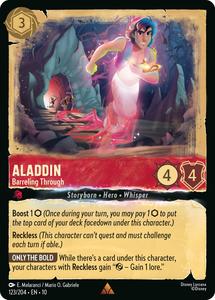Disney Lorcana Tcg Singles: Aladdin - Barreling Through (123/204) [Whispers in the Well]