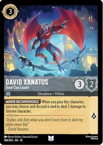 Disney Lorcana Tcg Singles: David Xanatos - Steel Clan Leader (184/204) [Whispers in the Well]