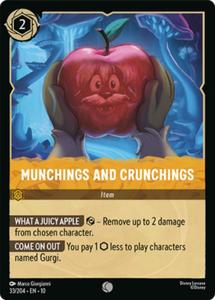Disney Lorcana Tcg Singles: Munchings and Crunchings (33/204) [Whispers in the Well]