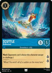 Disney Lorcana Tcg Singles: Scuttle - Birdbrained (147/204) [Whispers in the Well]