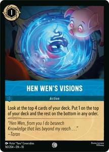 Disney Lorcana Tcg Singles: Hen Wen's Visions (161/204) [Whispers in the Well]
