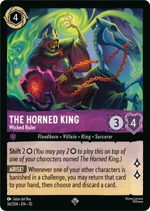 Disney Lorcana Tcg Singles: The Horned King - Wicked Ruler (36/204) [Whispers in the Well]