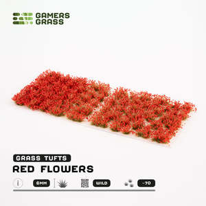 Red Flowers 6mm - Wild
