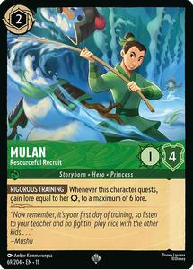 Mulan - Resourceful Recruit (69/204) [Winterspell]