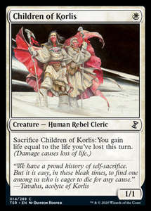 Mtg Singles Instock: Children of Korlis [Time Spiral Remastered]