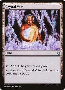 Mtg Singles Instock: Crystal Vein [Commander Anthology]
