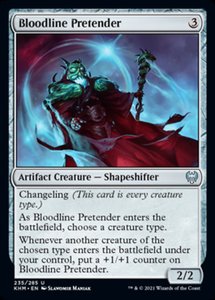 Mtg Singles Instock: Bloodline Pretender [Kaldheim]