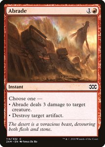 Mtg Singles Instock: Abrade [Double Masters]
