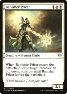Mtg Singles Instock: Banisher Priest [Commander 2020]