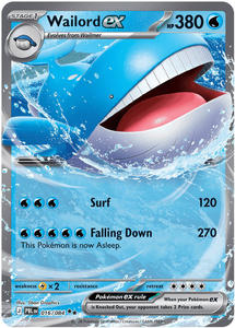 Pokemon Singles Instock: Wailord ex (016/084) [Mega Evolution: Pitch Black]