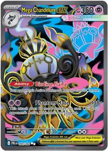 Mega Chandelure ex (099/084) [Mega Evolution: Pitch Black]