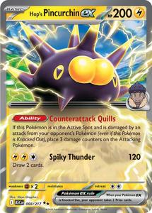 Pokemon Singles Instock: Hop's Pincurchin ex (068/217) [Mega Evolution: Ascended Heroes]