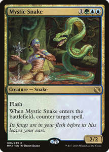 Mtg Singles Instock: Mystic Snake [Modern Masters 2015]