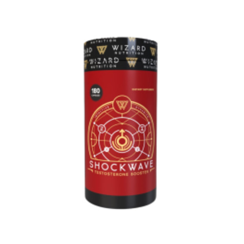 Products: Wizard Nutrition Shockwave Test Booster 180 Capsules