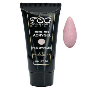 Nsi Poly Paste: 60g Acrygel Pink Sparkles