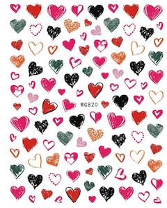 WG820 Valentine Nail Stickers