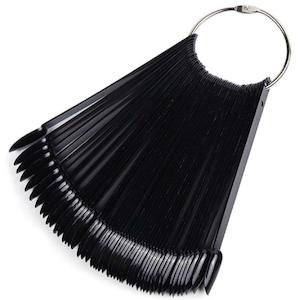 Product Displays: 50 ct Oval Fan Display Black