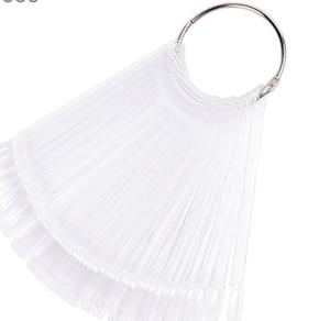 50 ct Oval Tip Fan Display Clear