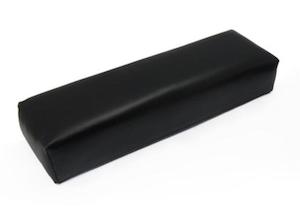Black Faux Leather Hand Cushion