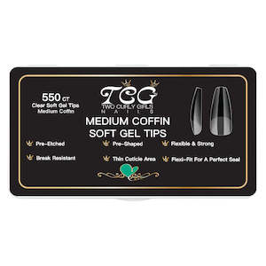 Soft Gel System: 550 Medium Coffin Soft Gel