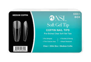 Medium Coffin Soft Gel Tips