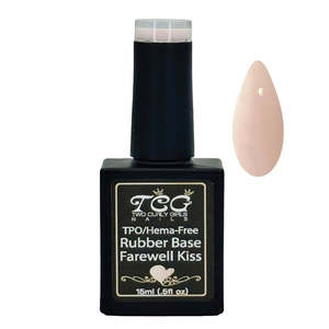 Gels: TCG Hema-free Rubber Base Farewell Kiss