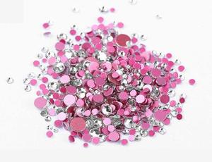 Rhinestones: No 7 Multi sized bulk bag 1440pc Rhinestones