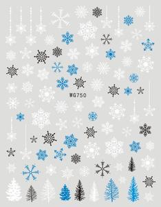 Nail Stickers: WG750 Christmas Nail Stickers | TCG Nail Art Stickers NZ