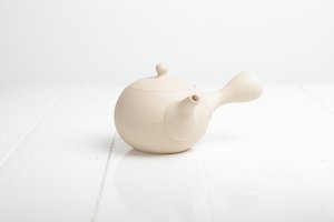 Teapot: Kyusu Stone White 180ml - Tokoname