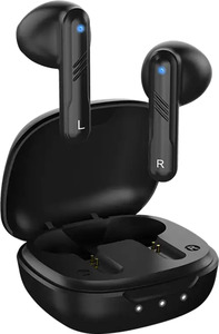 Black Bluetooth Earbuds with Charing Case Bluetooth 5.3 Type-C charged