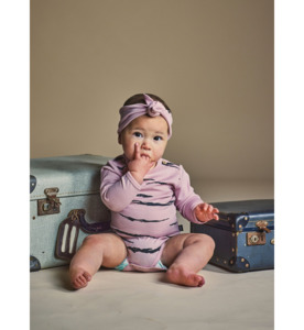 LFOH Riley Bodysuit - Lilac Tiger - SALE-Baby Sale : Kids Clothing NZ : : Kid Re&hellip;