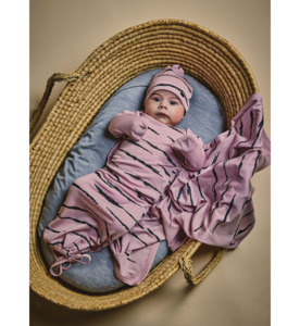 SALE : Kids Clothin: LFOH The Newcomer Baby Gown - Lilac Tiger - SALE-Baby Sale : Kids Clothing NZ : : Kid Republic - W24 Little Flock of Horrors