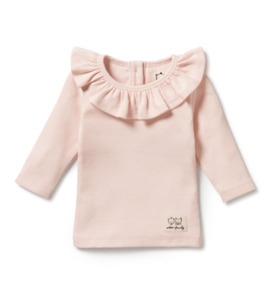 SALE : Kids Clothin: Wilson & Frenchy Pink Ruffle L/S Top - SALE-Baby Sale : Kids Clothing NZ : : Kid Republic - W24 Wilson & Frenchy