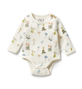 SALE : Kids Clothin: Wilson & Frenchy Petit Garden L/S Bodysuit - SALE-Baby Sale : Kids Clothing NZ : : Kid Republic - W24 Wilson & Frenchy