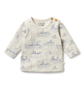 SALE : Kids Clothin: Wilson & Frenchy Sail Away L/S Top - SALE-Baby Sale : Kids Clothing NZ : : Kid Republic - W24 Wilson & Frenchy