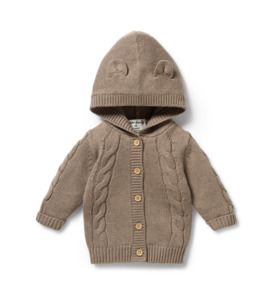 SALE : Kids Clothin: Wilson & Frenchy Walnut Knitted Cable Jacket - SALE-Baby Sale : Kids Clothing NZ : : Kid Republic - W24 Wilson & Frenchy