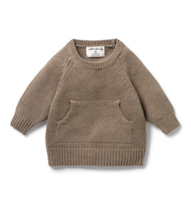 SALE : Kids Clothin: Wilson & Frenchy Walnut Knitted Pocket Jumper - SALE-Baby Sale : Kids Clothing NZ : : Kid Republic - W24 Wilson & Frenchy