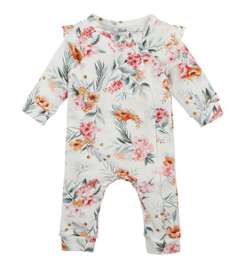 SALE : Kids Clothin: Bebe Esme Zip Onesie - SALE-Baby Sale : Kids Clothing NZ : : Kid Republic - W23 Bebe