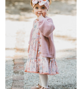SALE : Kids Clothin: Fox & Finch Poppy Print Baby Dress - SALE-Baby Sale : Kids Clothing NZ : : Kid Republic - W23 Fox & Finch
