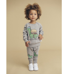 SALE : Kids Clothin: Huxbaby Burgersaurus Sweatshirt - SALE-Baby Sale : Kids Clothing NZ : : Kid Republic - W24 Huxbaby D2