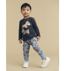 SALE : Kids Clothin: Huxbaby Dino Dog Pals Top - SALE-Baby Sale : Kids Clothing NZ : : Kid Republic - W24 Huxbaby D2