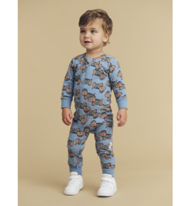 SALE : Kids Clothin: Huxbaby Dino Dog Romper - SALE-Baby Sale : Kids Clothing NZ : : Kid Republic - W24 Huxbaby D2