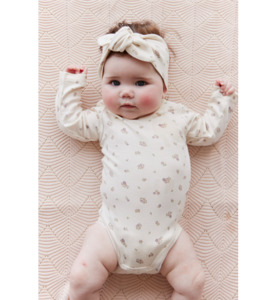 Jamie Kay L/S Bodysuit - Irina Tofu - SALE-Baby Sale : Kids Clothing NZ : : Kid &hellip;