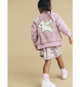 SALE : Kids Clothin: Huxbaby Magical Unicorn Fur Jacket - SALE-Baby Sale : Kids Clothing NZ : : Kid Republic - W24 Huxbaby D1
