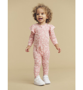 SALE : Kids Clothin: Huxbaby Peek A Boo Bunny Frill Romper - SALE-Baby Sale : Kids Clothing NZ : : Kid Republic - W24 Huxbaby D1