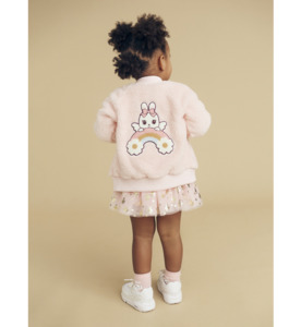 SALE : Kids Clothin: Huxbaby Fairy Bunny Fur Jacket - SALE-Baby Sale : Kids Clothing NZ : : Kid Republic - W24 Huxbaby D1